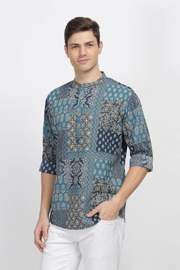 Mens Short Kurta